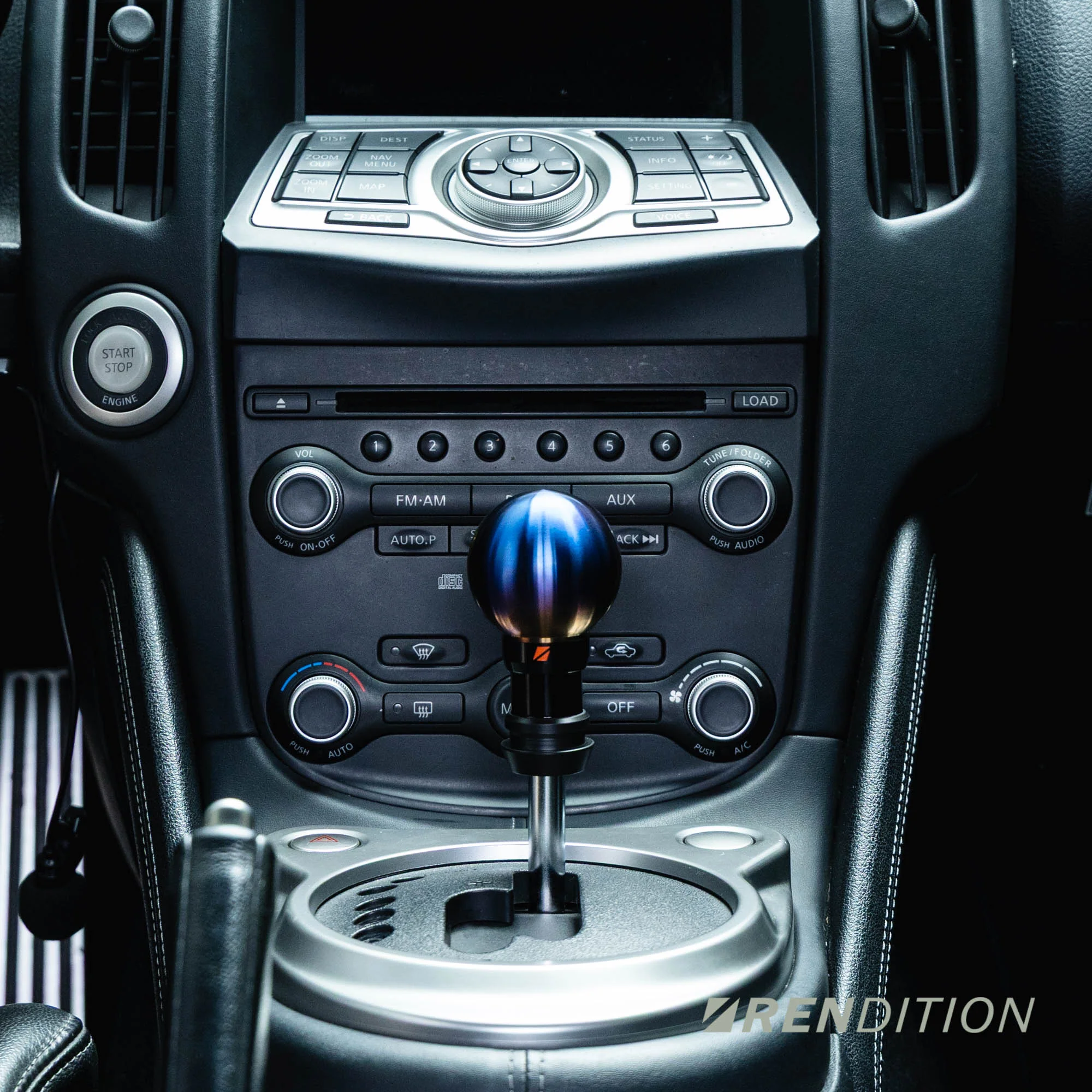 Rendition Billet Automatic Shift Knob for Nissan, Toyota, Honda, and Infiniti - Image 9