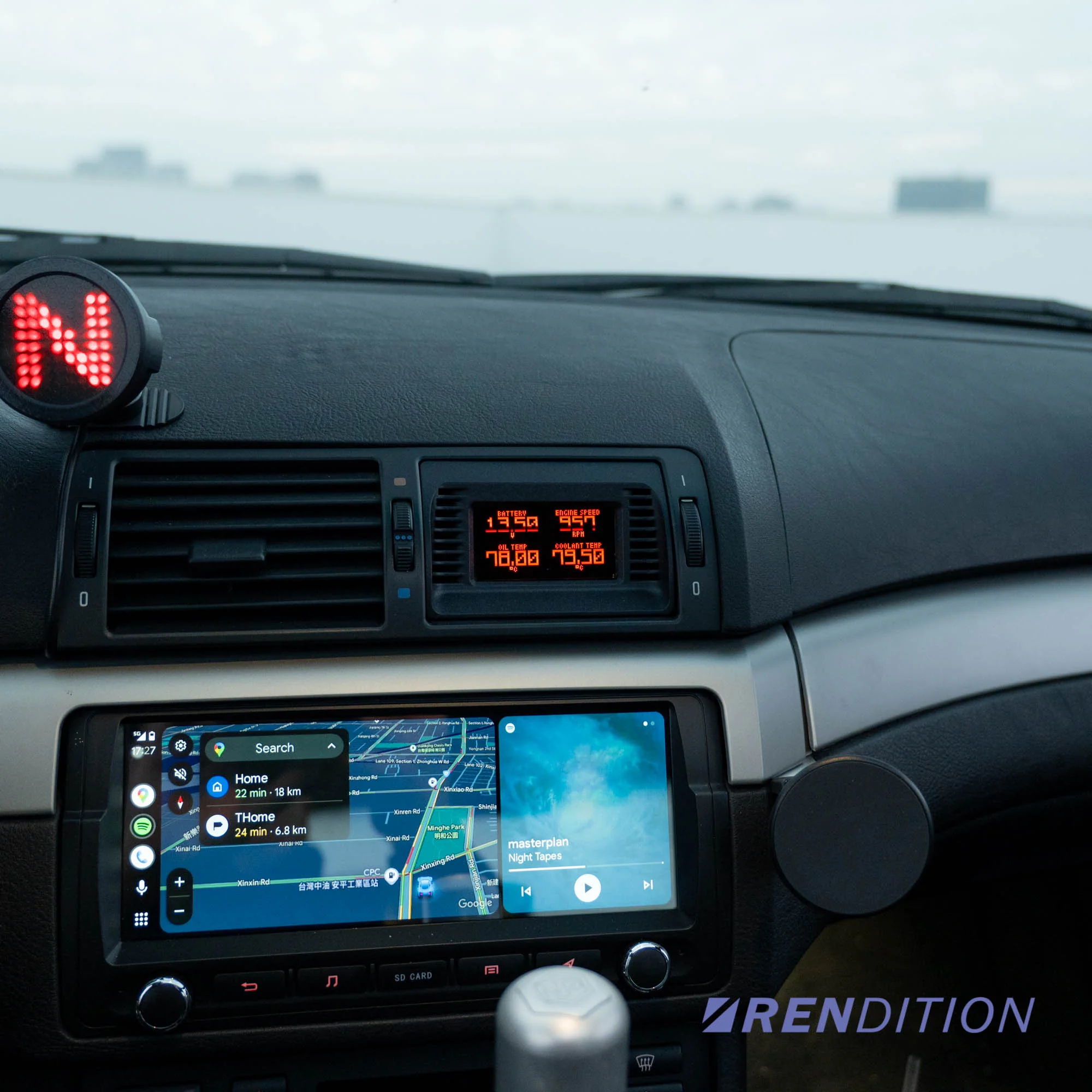 Rendition Gauge.S – Center Vent Digital Gauge for BMW E39 & E46 - Image 10