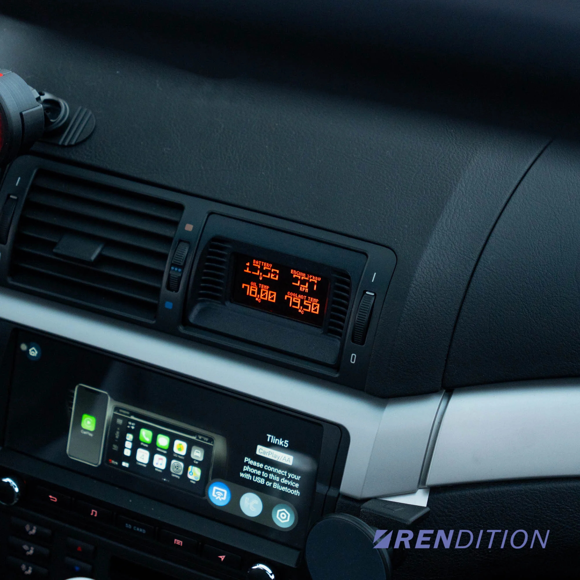 Rendition Gauge.S – Center Vent Digital Gauge for BMW E39 & E46 - Image 6