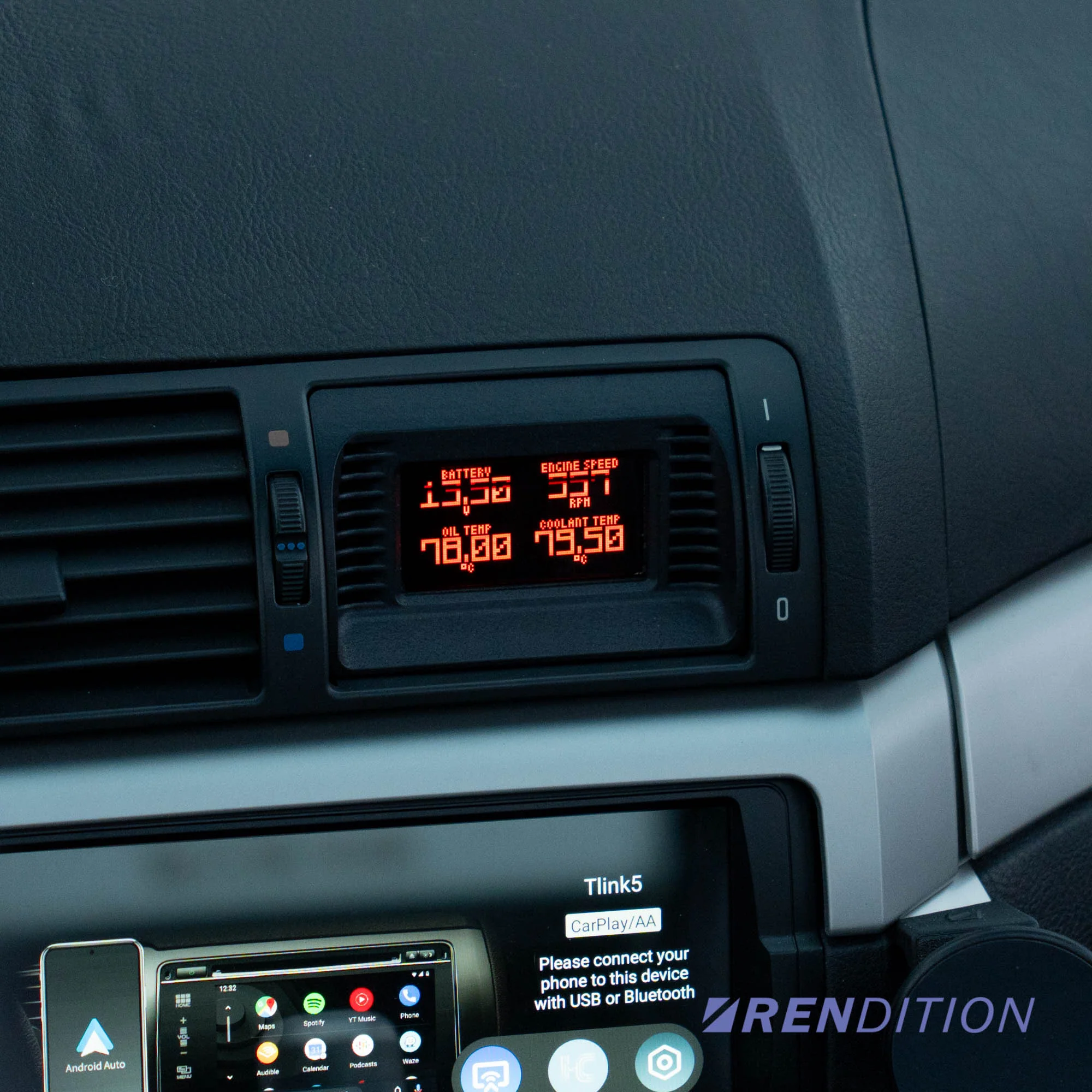 Rendition Gauge.S – Center Vent Digital Gauge for BMW E39 & E46 - Image 7