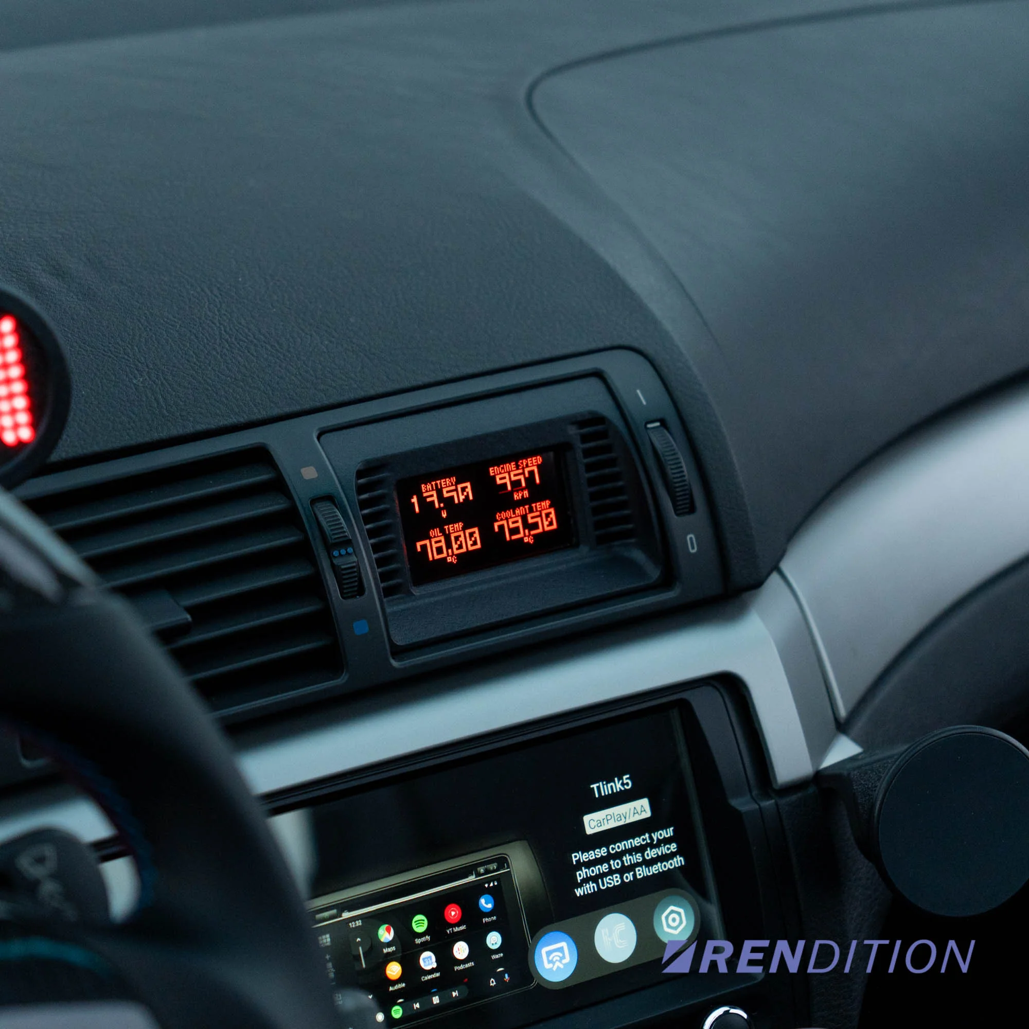 Rendition Gauge.S – Center Vent Digital Gauge for BMW E39 & E46 - Image 8