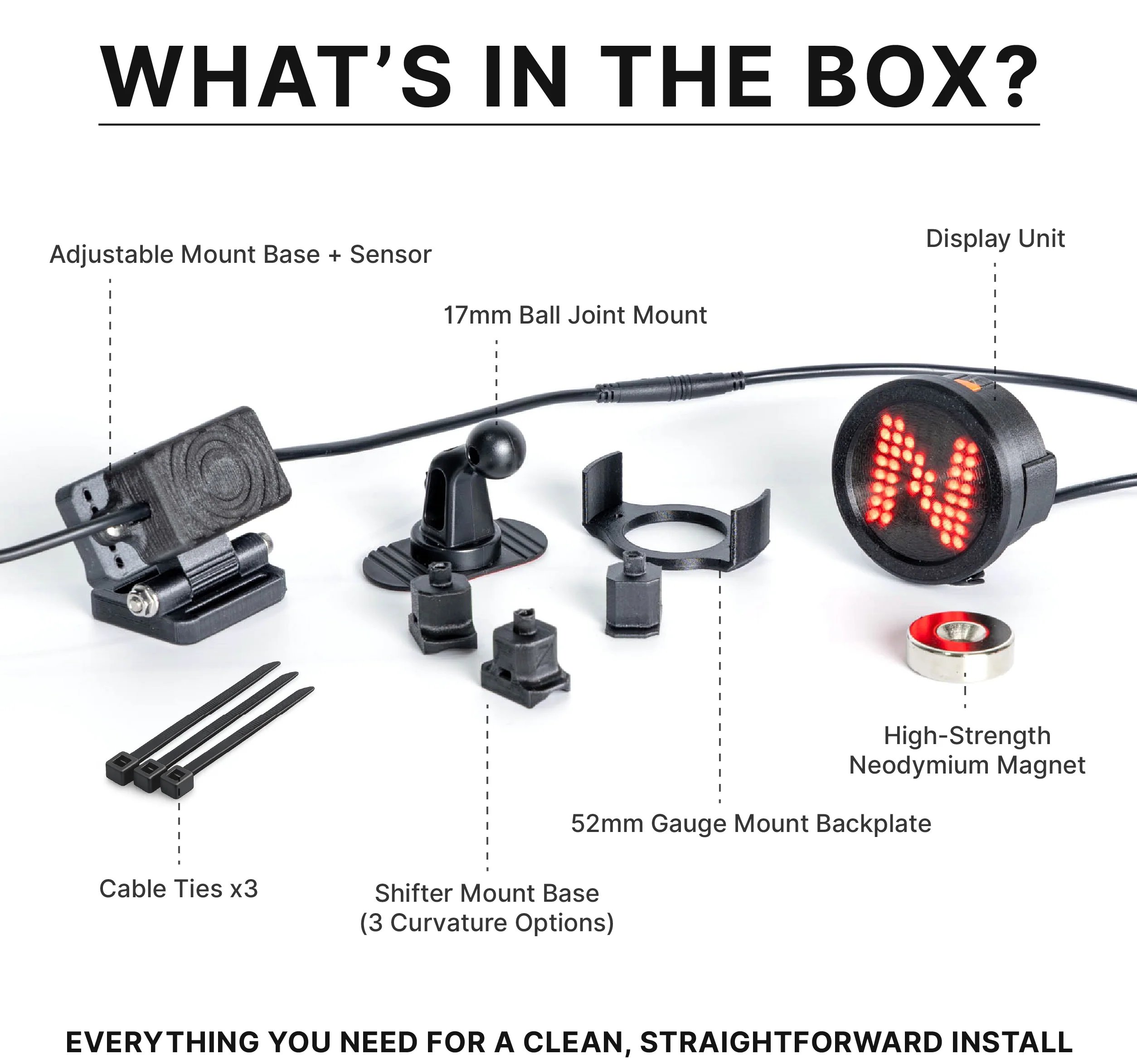 Rendition ShiftView™ Universal Digital Gear Display - Image 3