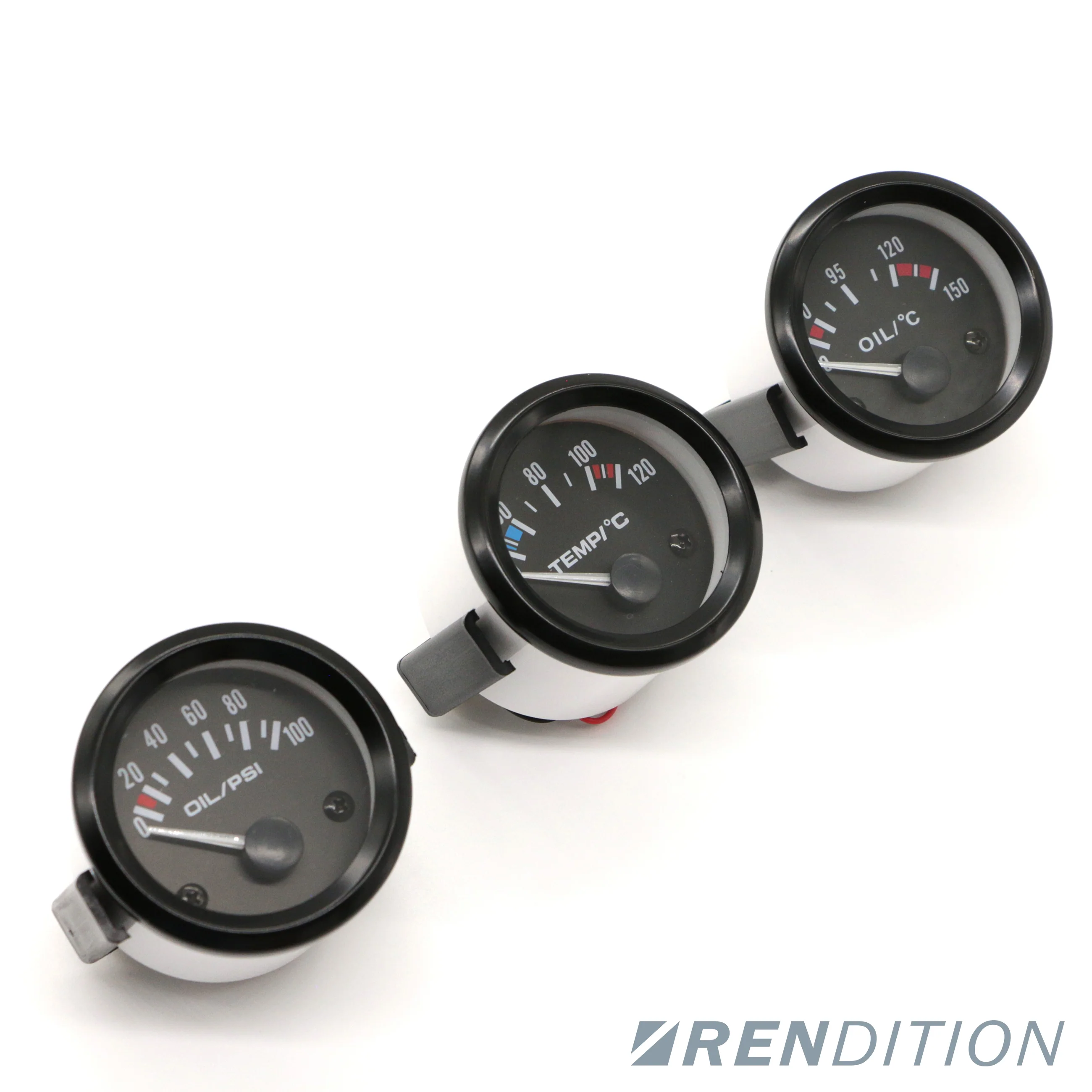 VDO STYLE GAUGE OIL TEMPERATURE WATER TEMP OIL PRESSURE GAUGE - Image 3